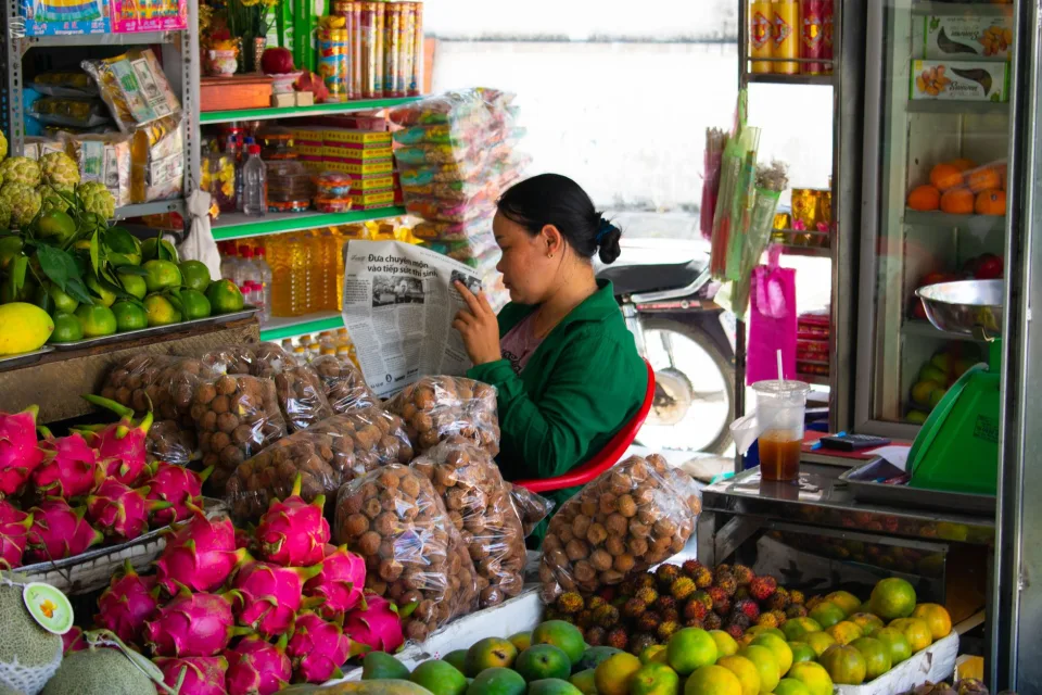 Tủ mát sữa và nước